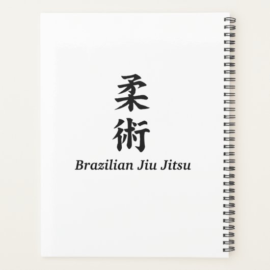 Braziliaanse Jiu-Jitsu Planner (Achterkant)