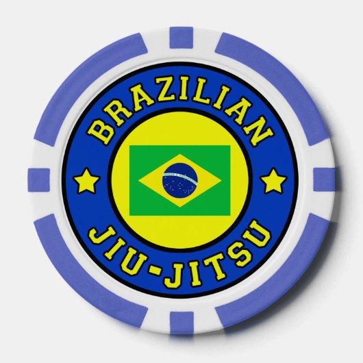 Braziliaanse Jiu Jitsu Poker Chips (Voorkant)