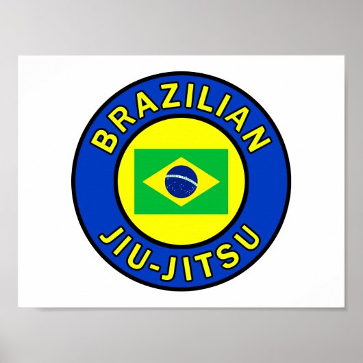 Braziliaanse Jiu Jitsu Poster (Voorkant)