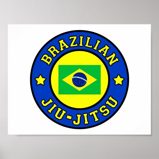 Braziliaanse Jiu Jitsu Poster (Voorkant)