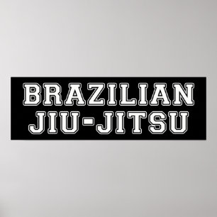 Braziliaanse Jiu Jitsu Poster