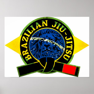 Braziliaanse Jiu-Jitsu Poster