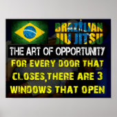 Braziliaanse Jiu Jitsu Print The Art of Opportunit (Voorkant)