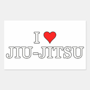 Braziliaanse Jiu Jitsu Rechthoekige Sticker