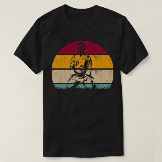 Braziliaanse Jiu Jitsu Retro  T-shirt (Design voorkant)