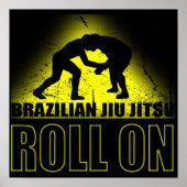 Braziliaanse Jiu jitsu - Roll on Poster (Voorkant)