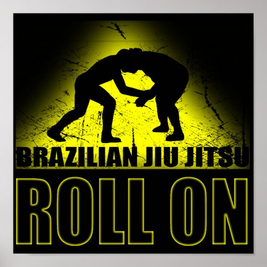 Braziliaanse Jiu jitsu - Roll on Poster (Voorkant)