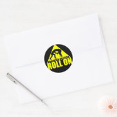 Braziliaanse Jiu Jitsu "Roll op" Sticker (Envelop)