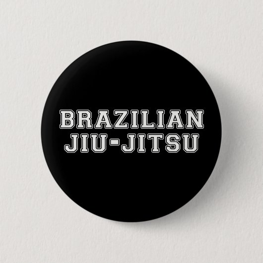 Braziliaanse Jiu Jitsu Ronde Button 5,7 Cm (Voorkant)