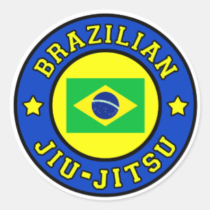 Braziliaanse Jiu Jitsu Ronde Sticker