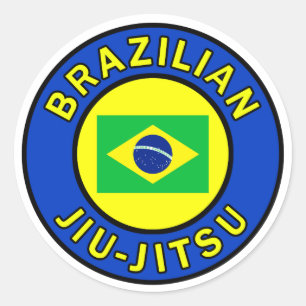 Braziliaanse Jiu Jitsu Ronde Sticker