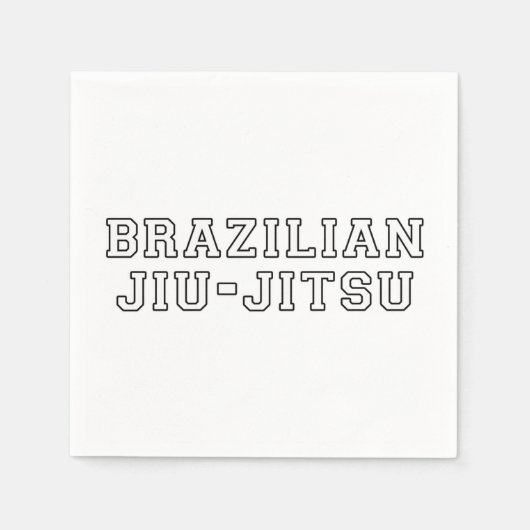 Braziliaanse Jiu Jitsu Servet (Voorkant)