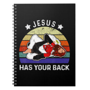 Braziliaanse Jiu Jitsu Shirt Jesus Shirt Jezus hee Notitieboek