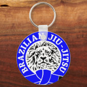 Braziliaanse Jiu-Jitsu (Sleutelhanger) blauwe gord Sleutelhanger (Voorkant)