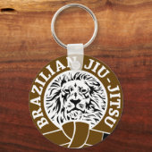 Braziliaanse Jiu-Jitsu (Sleutelhanger) Bruine gord Sleutelhanger (Voorkant)