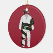 Braziliaanse Jiu Jitsu Snake Keramisch Ornament (Links)