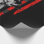 Braziliaanse Jiu Jitsu Stars & Stripes Rank BJJ Fl Cadeaupapier (Hoek)