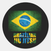 Braziliaanse Jiu Jitsu Sticker (Voorkant)