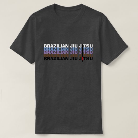 Braziliaanse Jiu Jitsu T-shirt (Design voorkant)