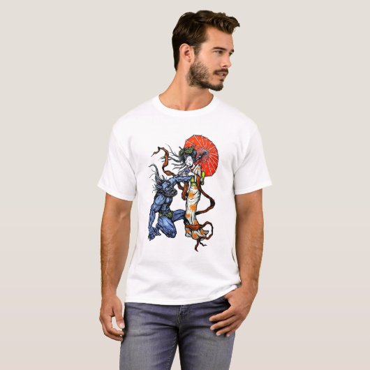 Braziliaanse jiu jitsu T-shirts (Voorkant volledig)