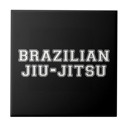 Braziliaanse Jiu Jitsu Tegeltje (Voorkant)