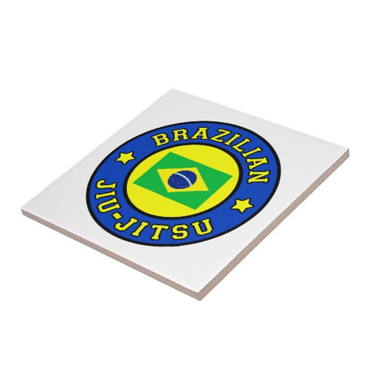Braziliaanse Jiu Jitsu Tegeltje (Zijkant)