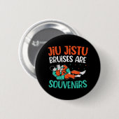 Braziliaanse Jiu Jitsu Trainer Martial Arts BJJ MM Ronde Button 5,7 Cm (Voorkant /achterkant)