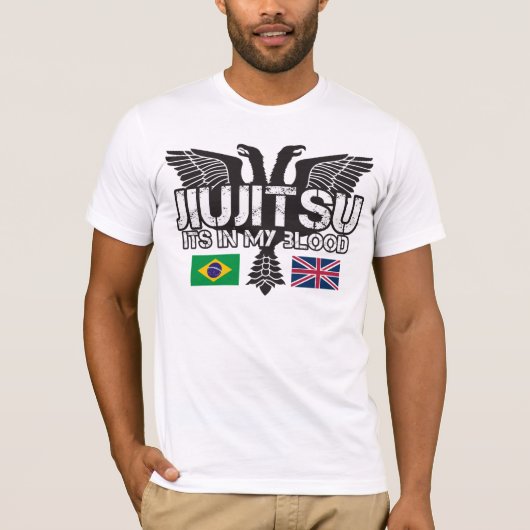 Braziliaanse Jiu Jitsu UK T-shirt (Voorkant)