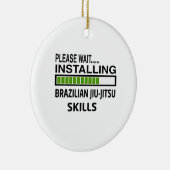Braziliaanse Jiu-Jitsu-vaardigheden installeren Keramisch Ornament (Rechts)