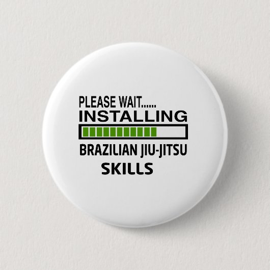 Braziliaanse Jiu-Jitsu-vaardigheden installeren Ronde Button 5,7 Cm (Voorkant)