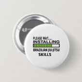 Braziliaanse Jiu-Jitsu-vaardigheden installeren Ronde Button 5,7 Cm (Voorkant /achterkant)