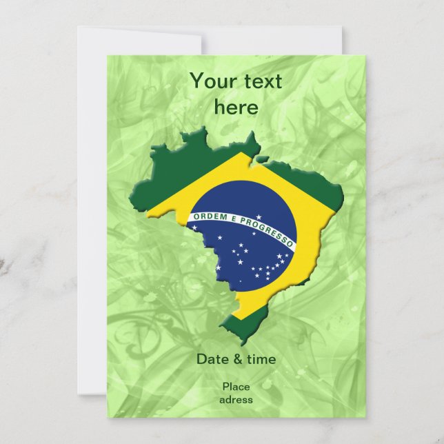 Braziliaanse kaart (Voorkant)