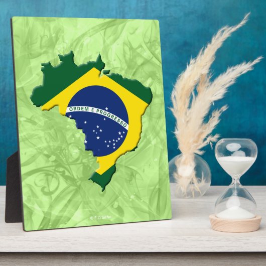 Braziliaanse kaart fotoplaat (Zijkant)