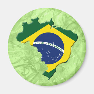 Braziliaanse kaart magneet