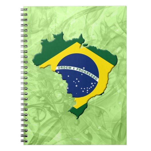 Braziliaanse kaart notitieboek (Voorkant)