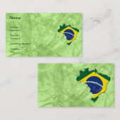 Braziliaanse kaart visitekaartje (Voorkant / Achterkant)