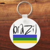 Braziliaanse kleuren! sleutelhanger (Voorkant)