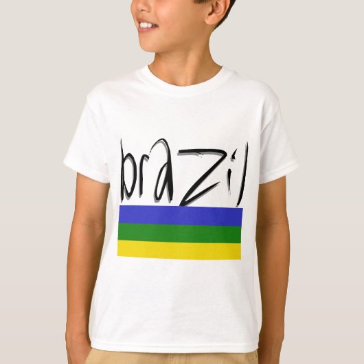 Braziliaanse kleuren! t-shirt (Voorkant)