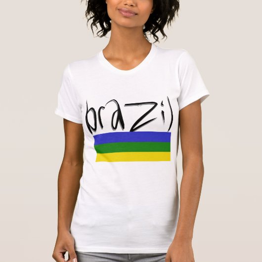Braziliaanse kleuren! t-shirt (Voorkant)