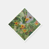 Braziliaanse klimwand en vogelstand servet (Hoek)