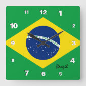 Braziliaanse klok, patriottisch huis, Braziliaanse Vierkante Klok (Voorkant)