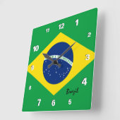 Braziliaanse klok, patriottisch huis, Braziliaanse Vierkante Klok (Hoek)