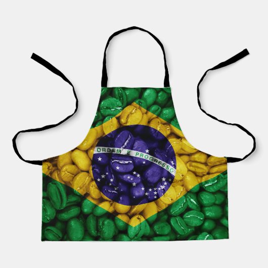 Braziliaanse koffievlag schort (Voorkant)