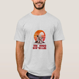 Braziliaanse krijgskunst Jiu-jitsu logo aanpasbaar T-shirt
