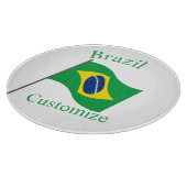 Braziliaanse Landenvlag Thunder_Cove Snijplank (Hoek)