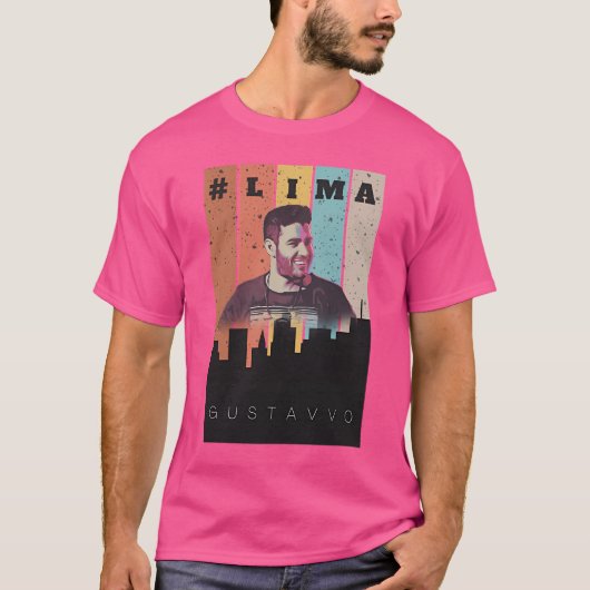 Braziliaanse Lima Pop Singer T-shirt (Voorkant)