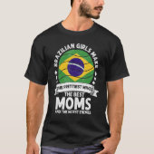 Braziliaanse mam Braziliaanse Moederdag mama Brazi T-shirt (Voorkant)