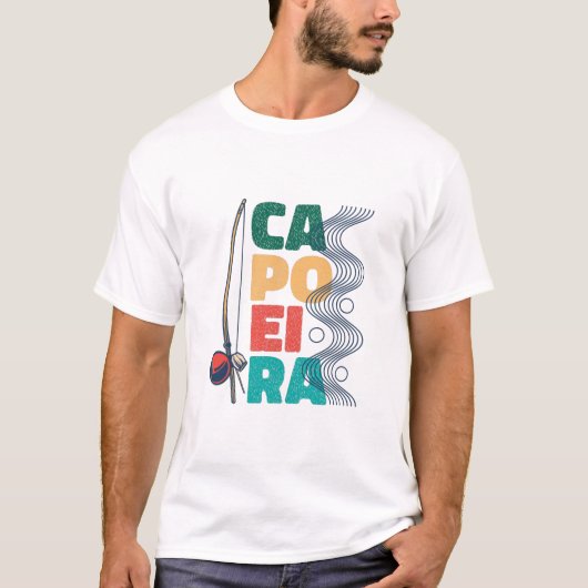 Braziliaanse martiale kunst van Capoeira T-shirt (Voorkant)