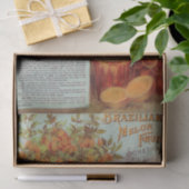 Braziliaanse meloensevruchten uit de  zaadcatalogu tissuepapier (Geschenk)