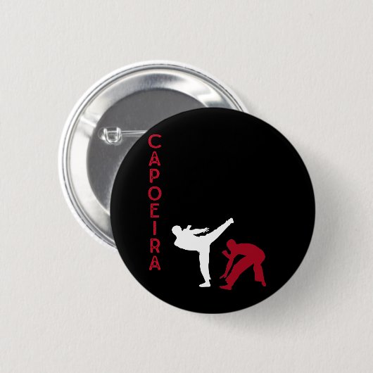 Braziliaanse militaire kunsten Capoeira Ronde Button 5,7 Cm (Voorkant /achterkant)
